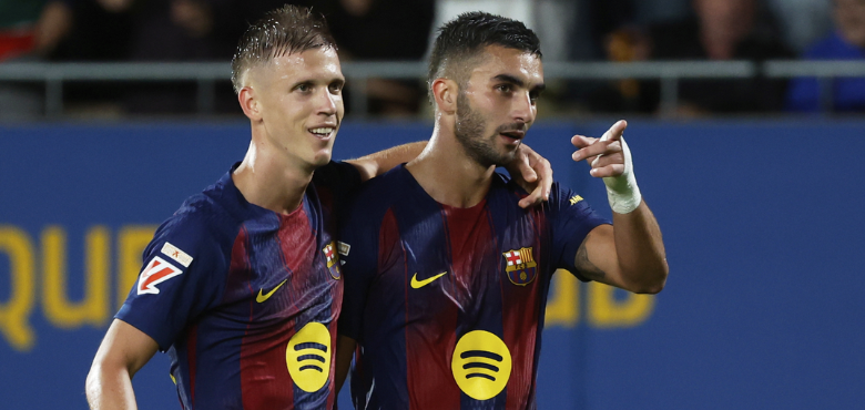 Dani Olmo shines as Barcelona beat Getafe 3-0
